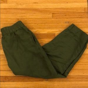 Madewell linen pull on pants